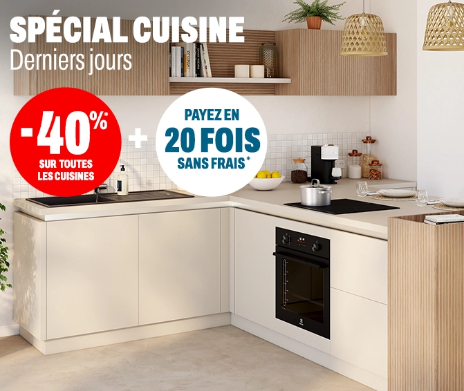 Offre cuisine -40%