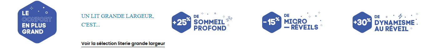 Le confort en plus grand format