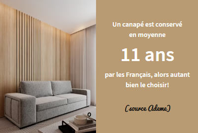 Un canapé conservé 11 ans en moyenne