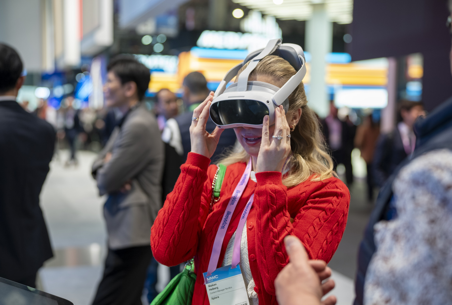 Picture depicting Nokia booth at MWC 2026