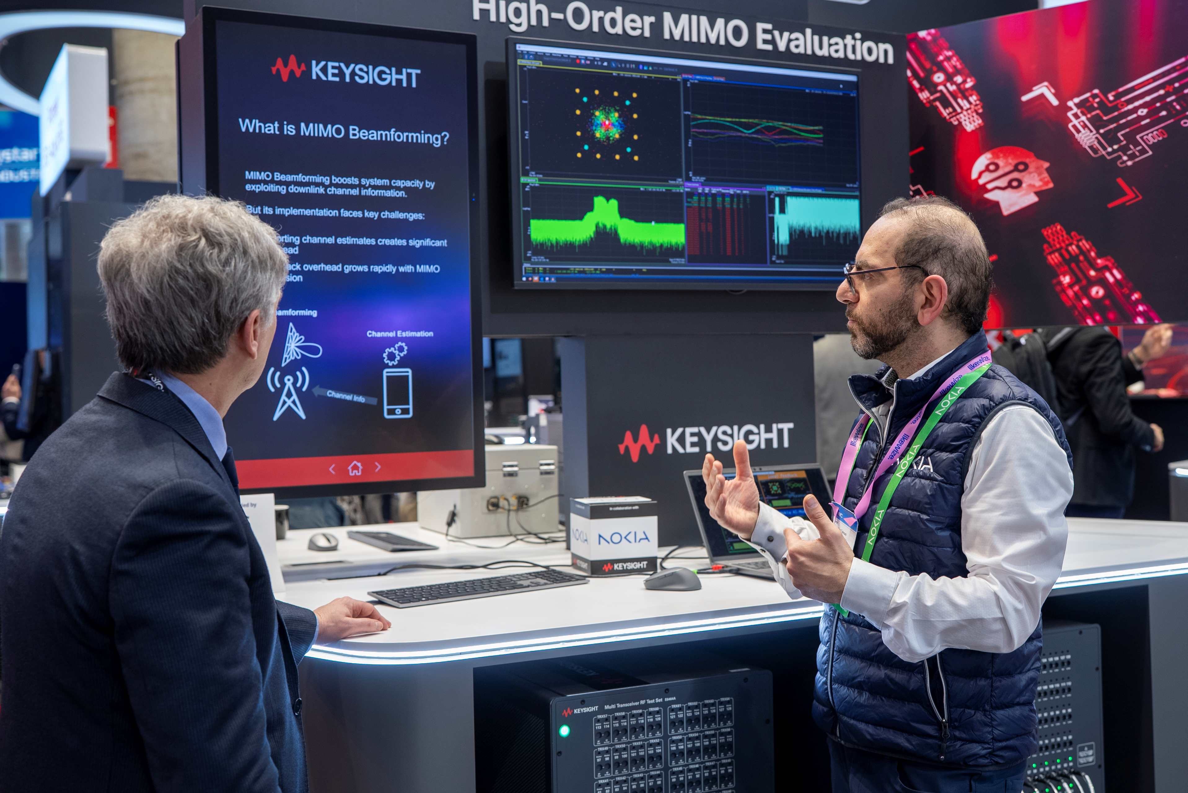 Nokia and Keysight Technology demonstration of Real-time Validation Setup for 6G spatial-frequency domain AI-based CSI Compression at MWC 2026 in Barcelona